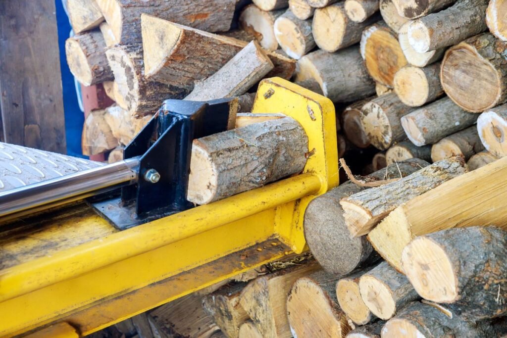 Sikkerhetsrutiner ved bruk av vedkløyver